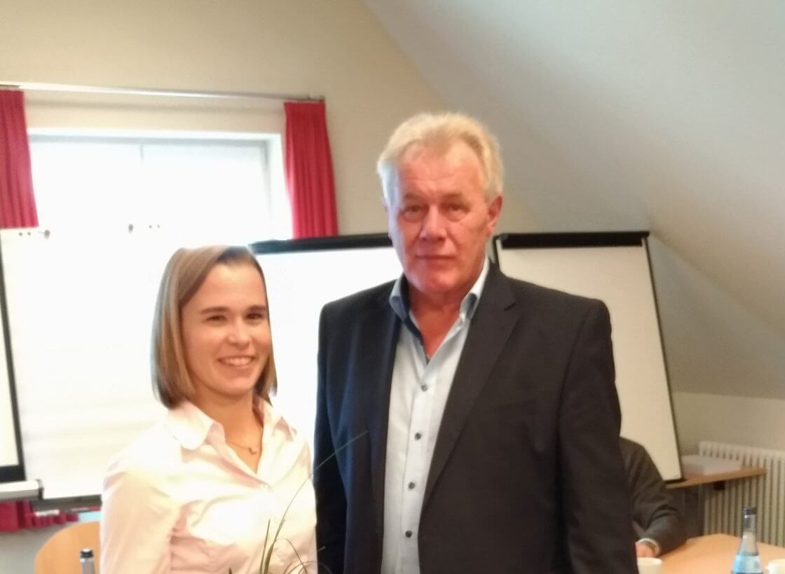 v.l. Dr. Andrea Prexl (THI), Martin Schmid (Bürgermeister Vohburg an der Donau).