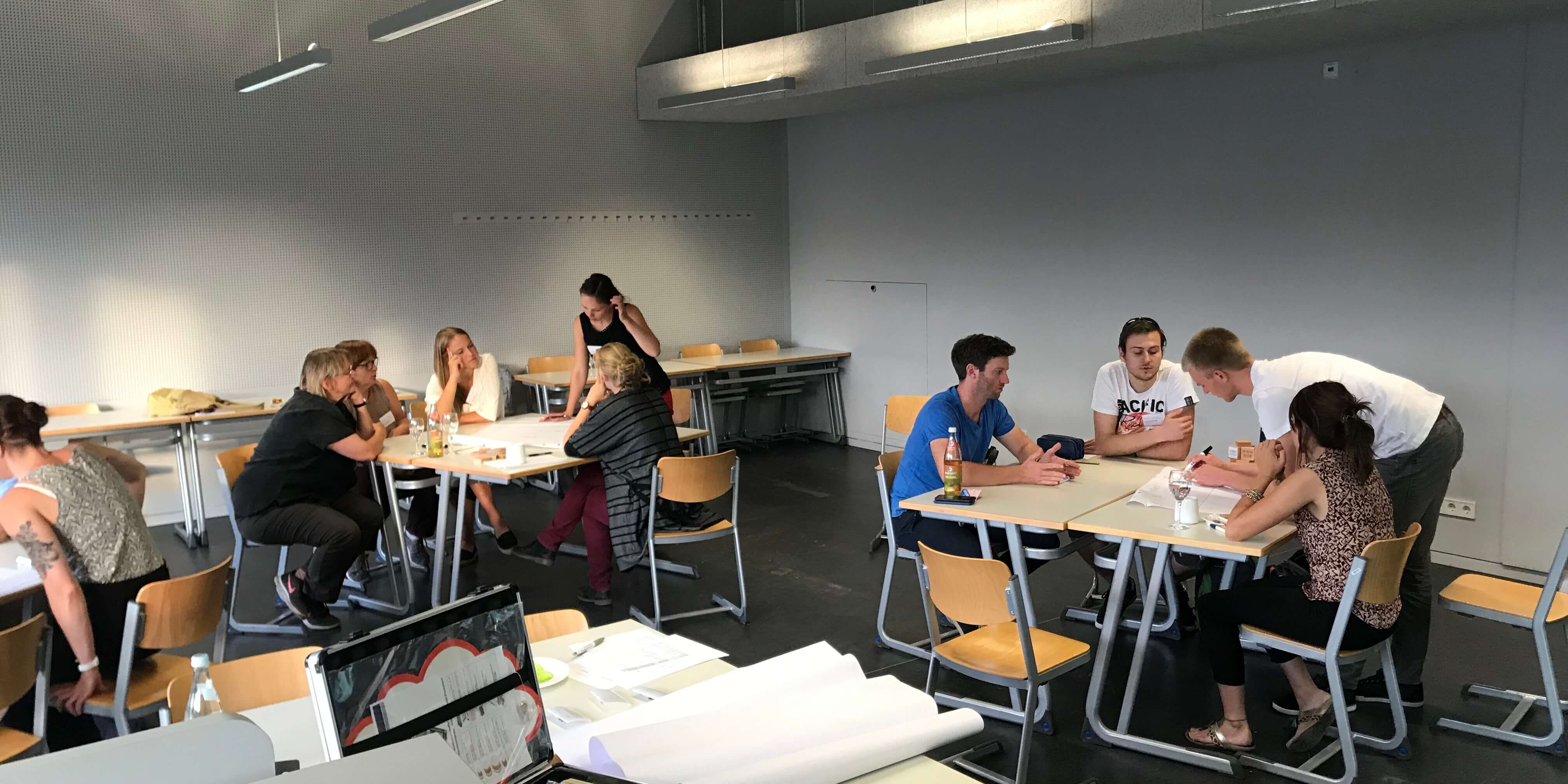 MiB-Workshop Situation aus dem Workshop für eine nachhaltigere Region 10.